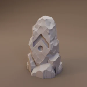 Upright Rough Stone Marker