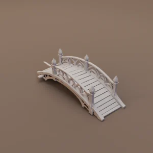 Ornate Garden Footbridge