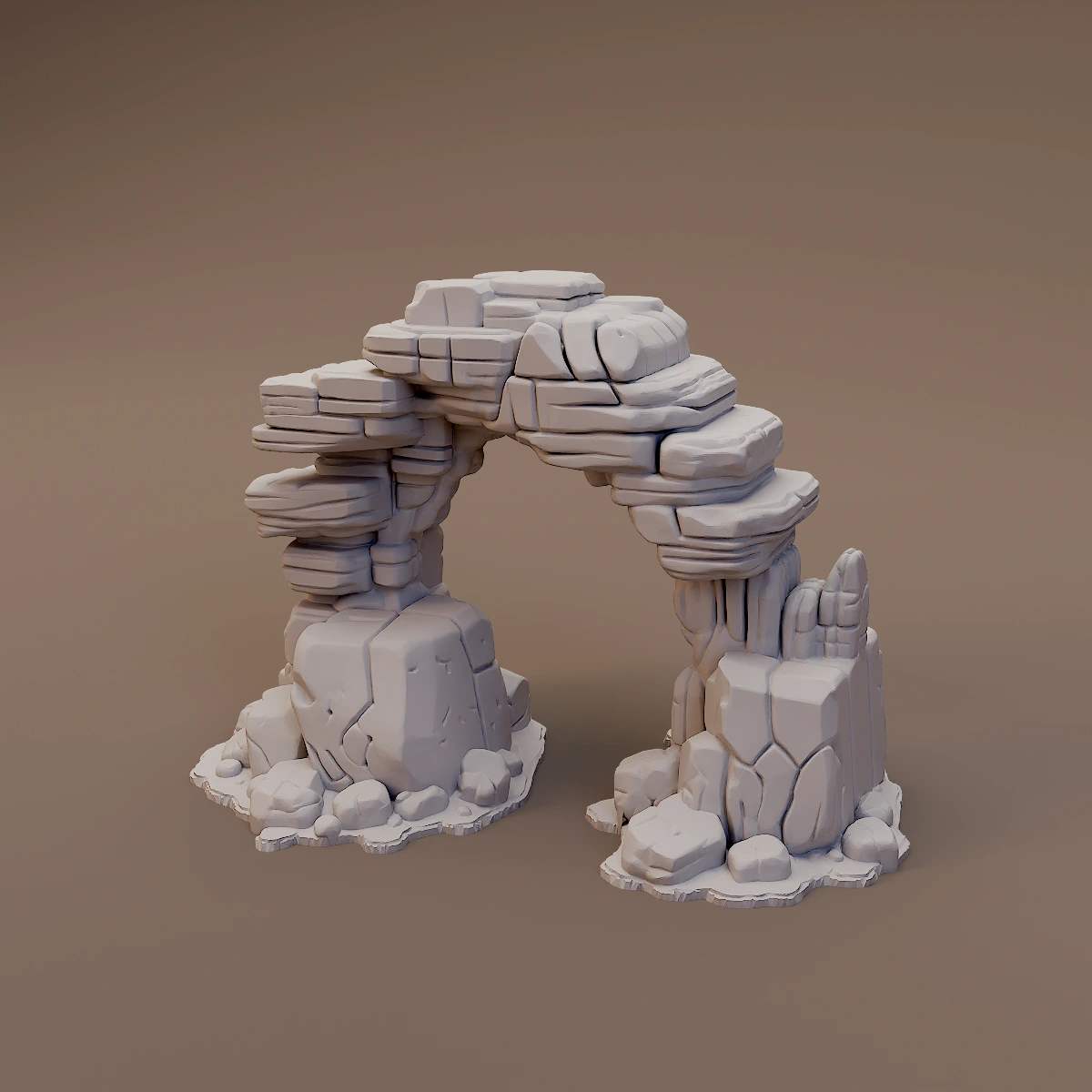 Eroded Natural Rock Arch