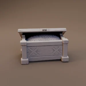 Open Wooden Supply Crate