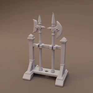 Ceremonial Polearm Rack