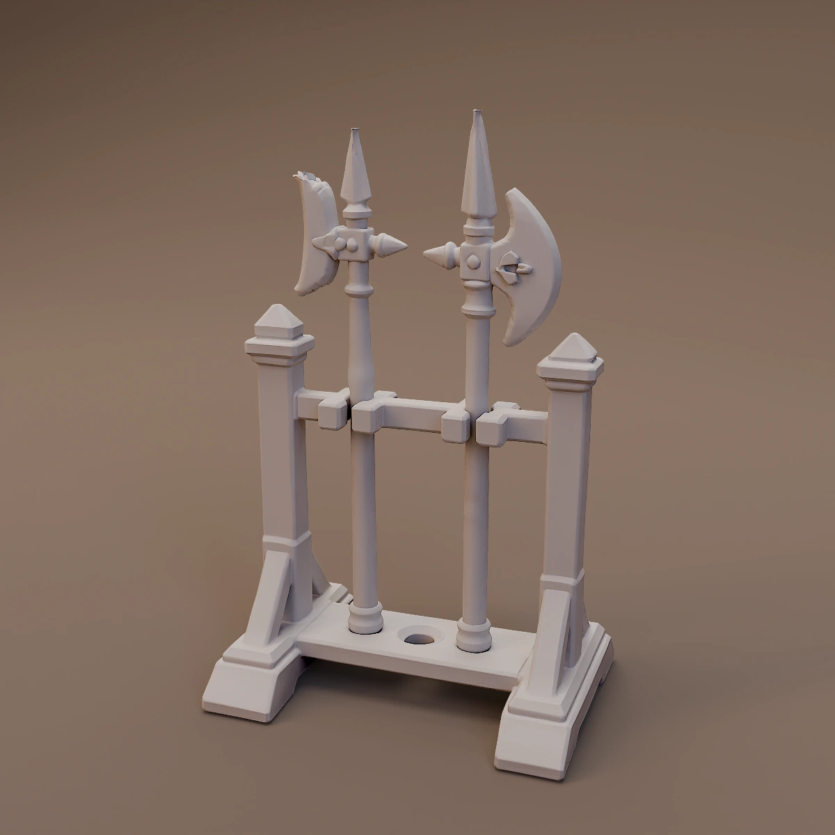 Ceremonial Polearm Rack