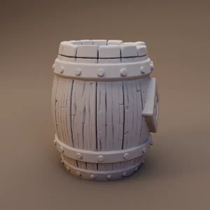 Large Iron Bound Barrel
