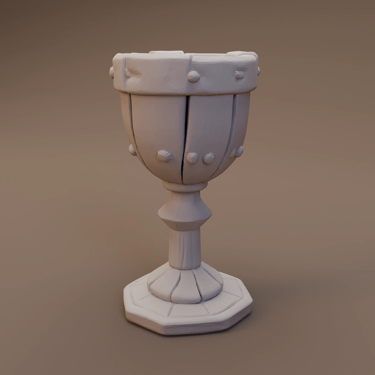 Wooden Wine Goblet