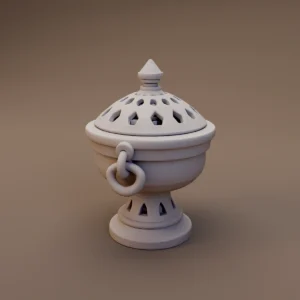 Ornate Lidded Incense Burner