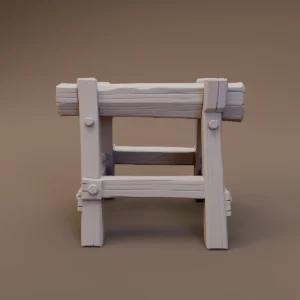 Wooden Sawhorse