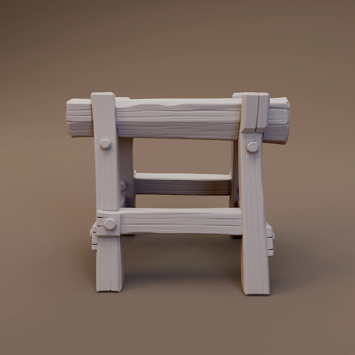 Wooden Sawhorse