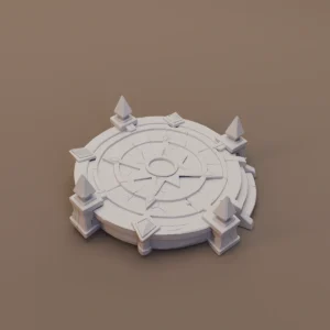 Circular Rune Ritual Platform