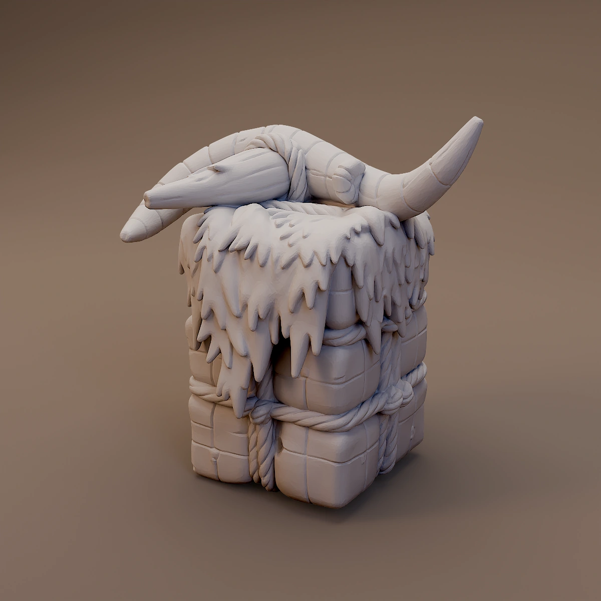 Horned Hide Covered Bundle