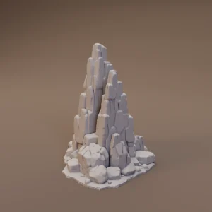 Tall Desert Stone Spire