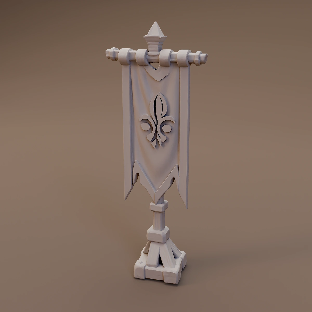 Ornamental Standing Banner