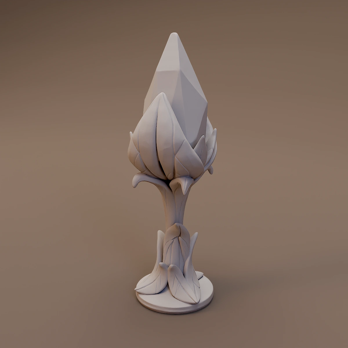 Crystal Bud Standing Lamp