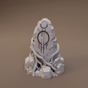 Vine Wrapped Ritual Stone