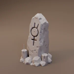 Ritual Symbol Cave Stone