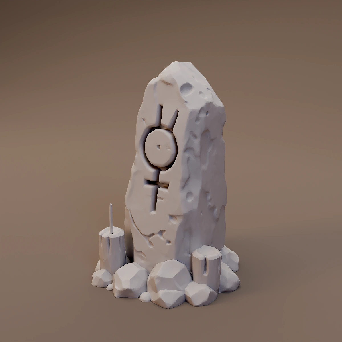 Ritual Symbol Cave Stone