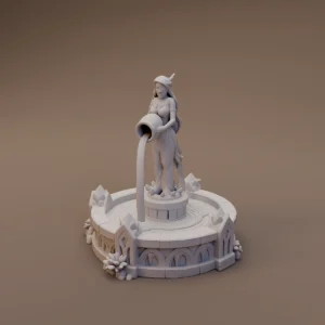 Statue Garden Fountain