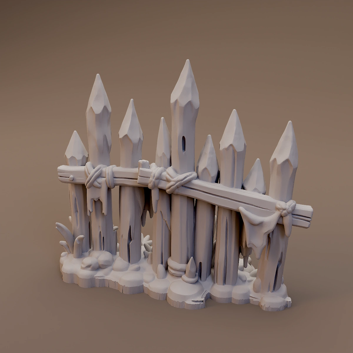 Rotting Spike Fence