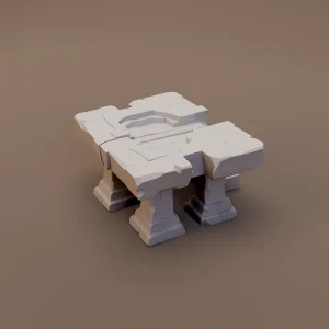 Rough Stone Altar Table