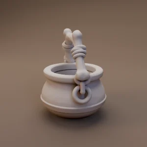 Bone Handled Cauldron
