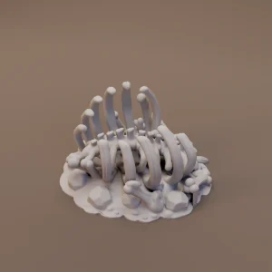 Rib Cage and Skull Pile