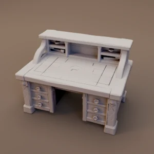 Writing Desk with Small Drawers