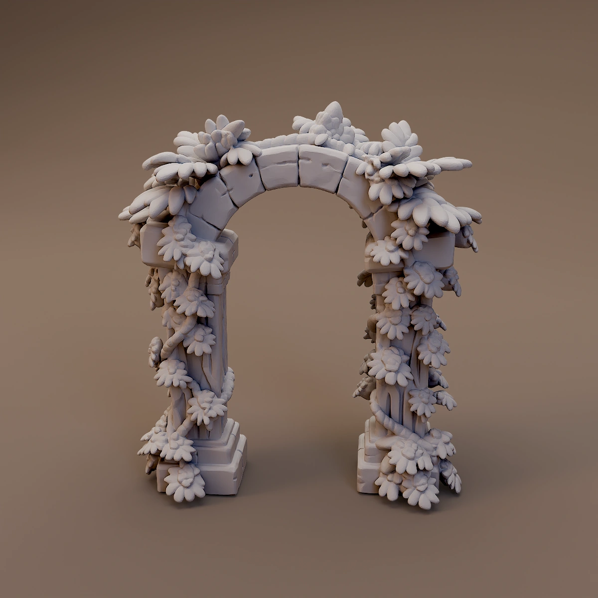 Leaf Covered Garden Doorway