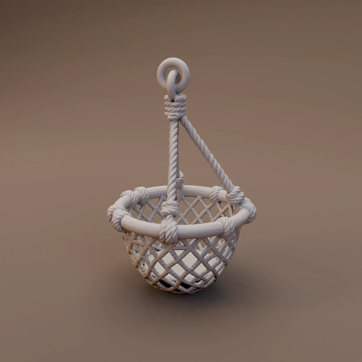 Hanging Rope Basket