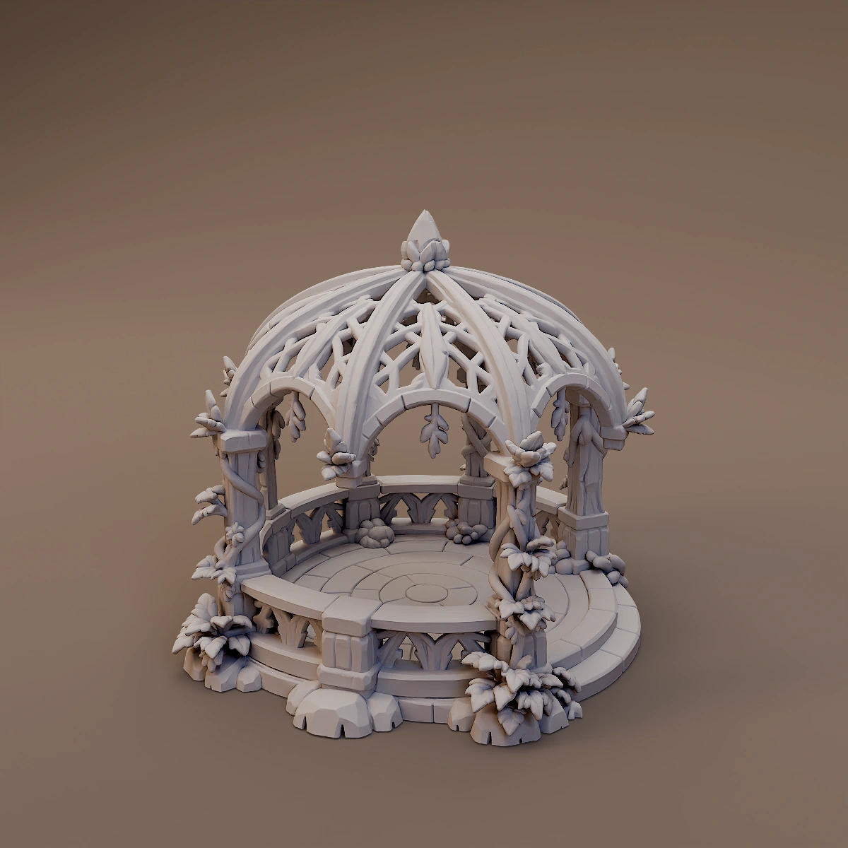 Ornate Open Garden Pavilion