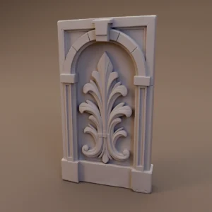 Leaf Carved Wall Panel