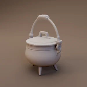 Round Handled Cooking Pot