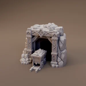Mine Entrance and Ore Rubble