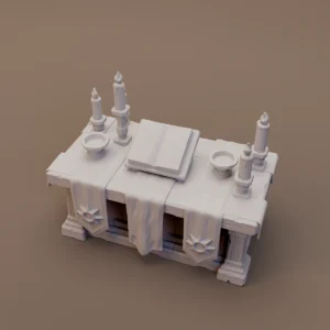 Ceremonial Altar with Open Book