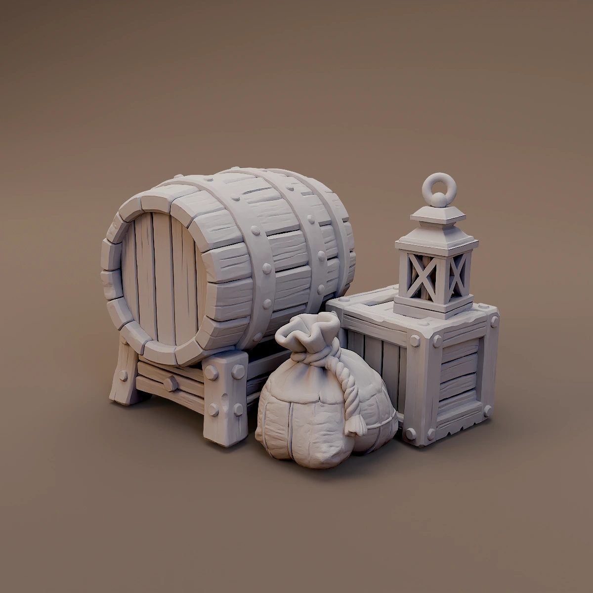 Barrel Crate and Lantern Supplies