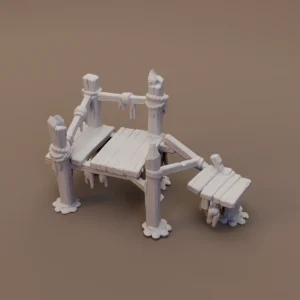 Small Dock Platform with Ramp