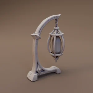 Hanging Crystal Lantern Stand