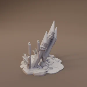 Broken Pointed Wooden Stake