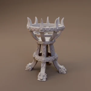 Crown Rim Tripod Brazier