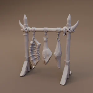 Hanging Meat and Ribs Rack