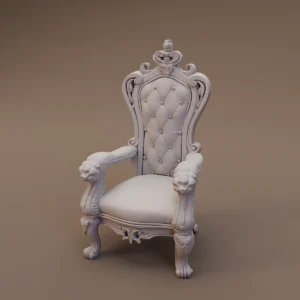 Tufted Ornate Armchair