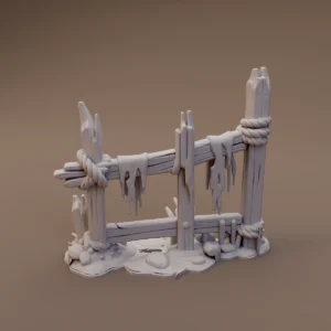 Torn Cloth Swamp Fence