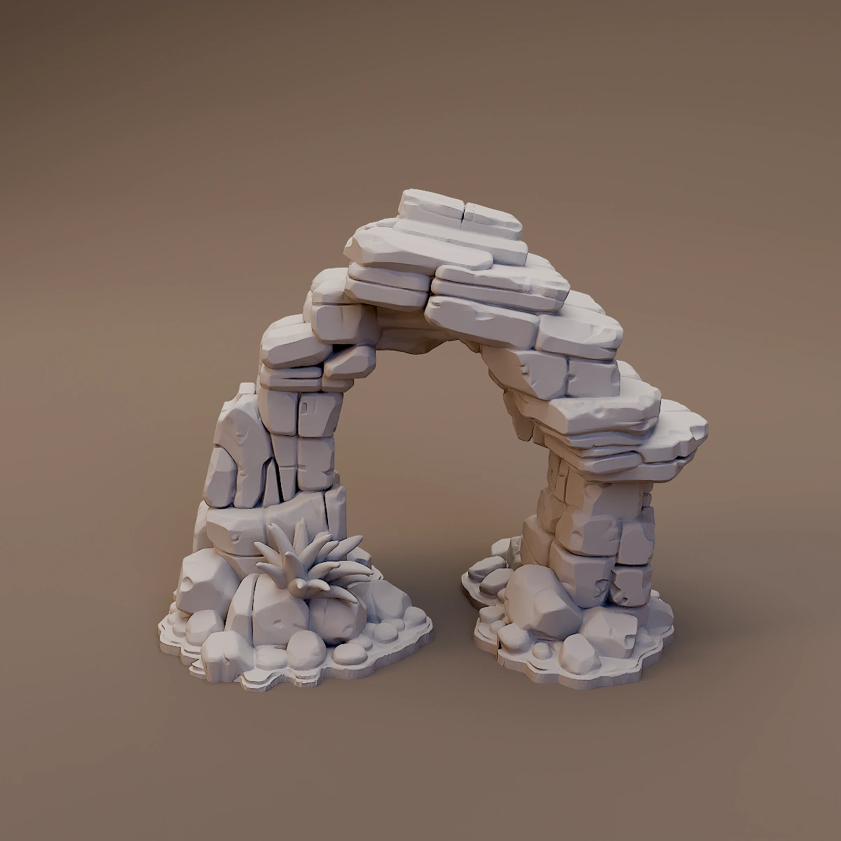 Broken Natural Stone Arch