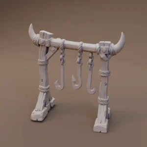 Hanging Butcher Hook Rack
