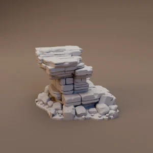 Layered Rock Pedestal