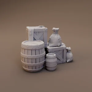 Camp Barrels Crate and Sack