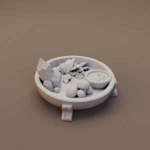 Shallow Ritual Offering Basin