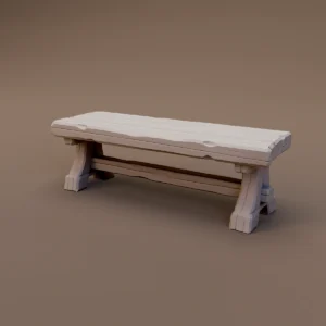 Long Wooden Dining Bench