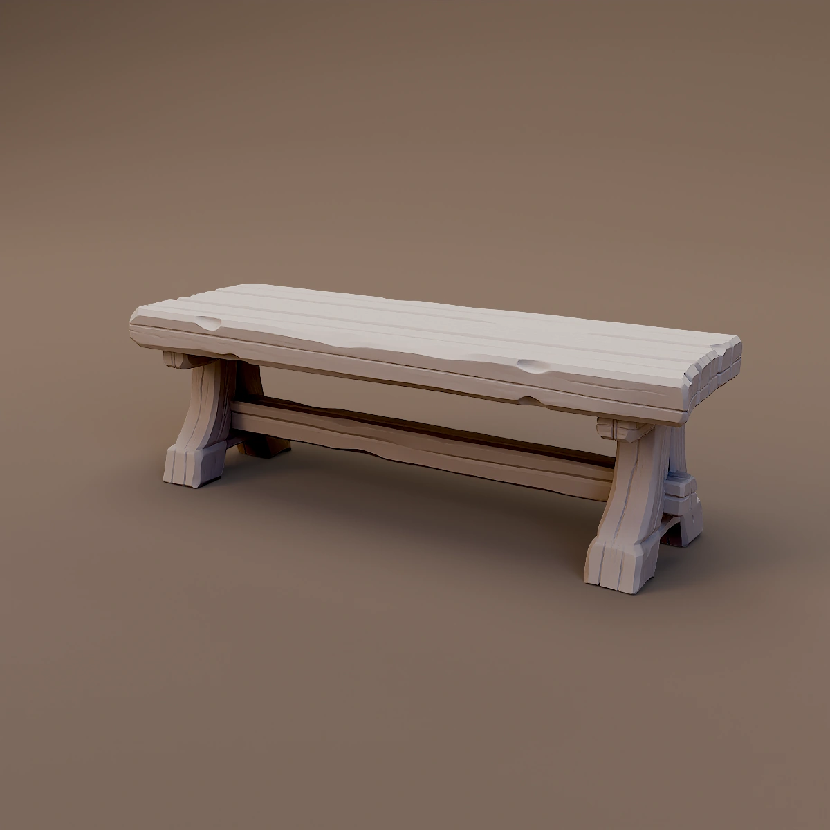 Long Wooden Dining Bench