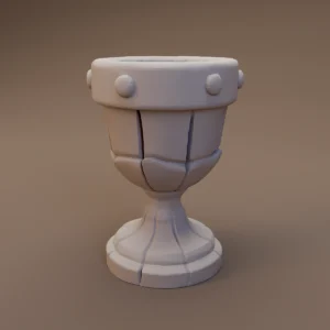 Metal Rimmed Wine Cup