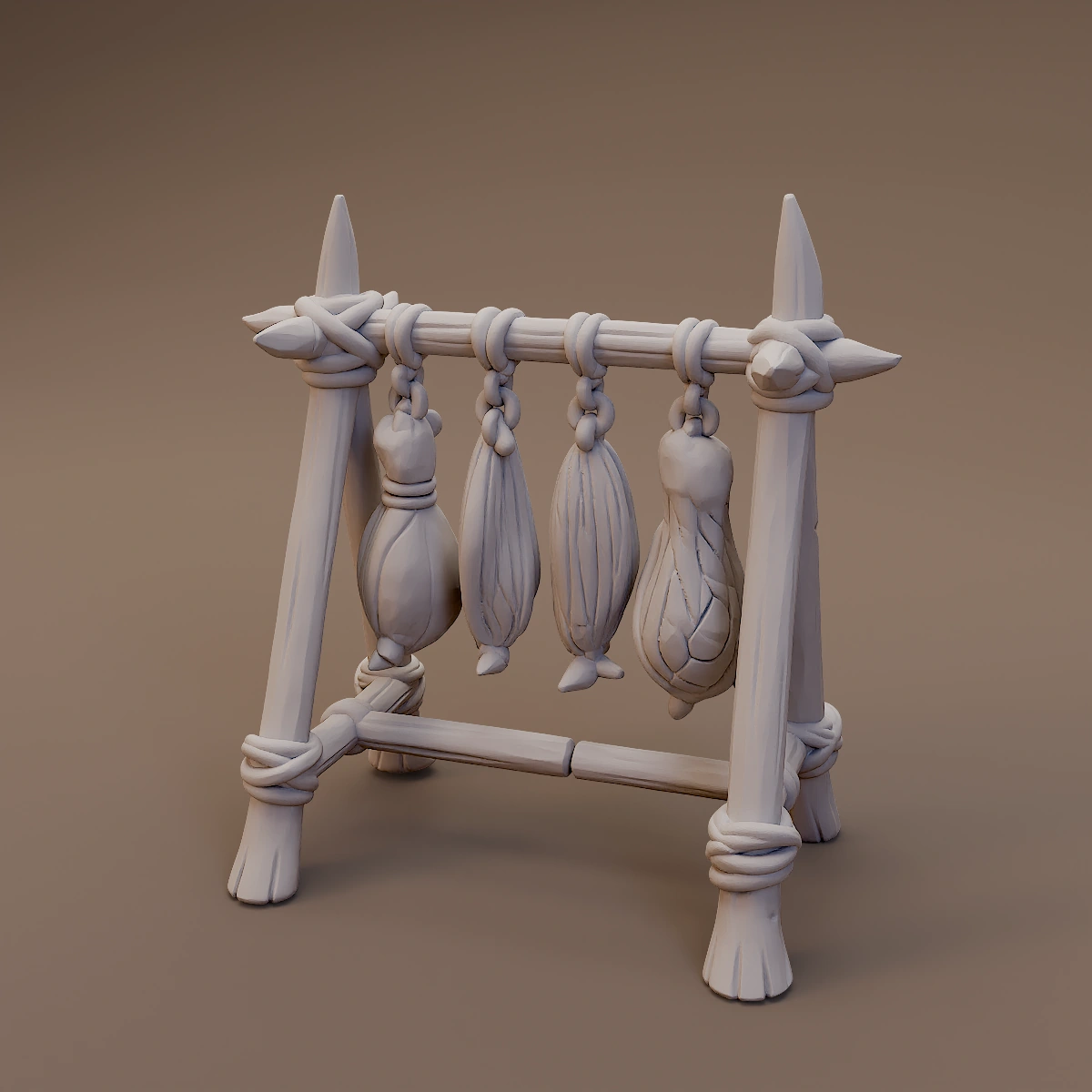Hanging Meat Drying Rack