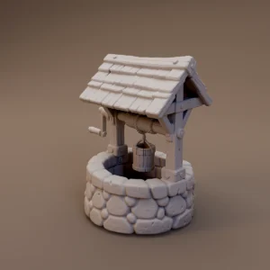 Shingled Roof Stone Well